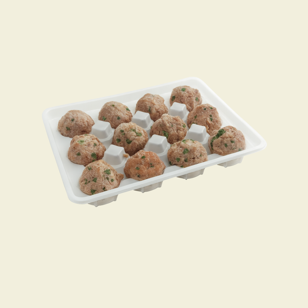 Premium frozen beef balls made with aged mandarin peel for authentic Cantonese flavor