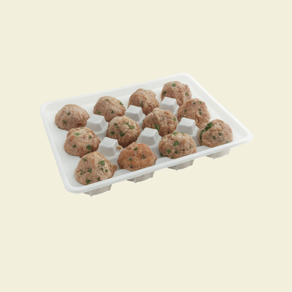 Premium frozen beef balls made with aged mandarin peel for authentic Cantonese flavor