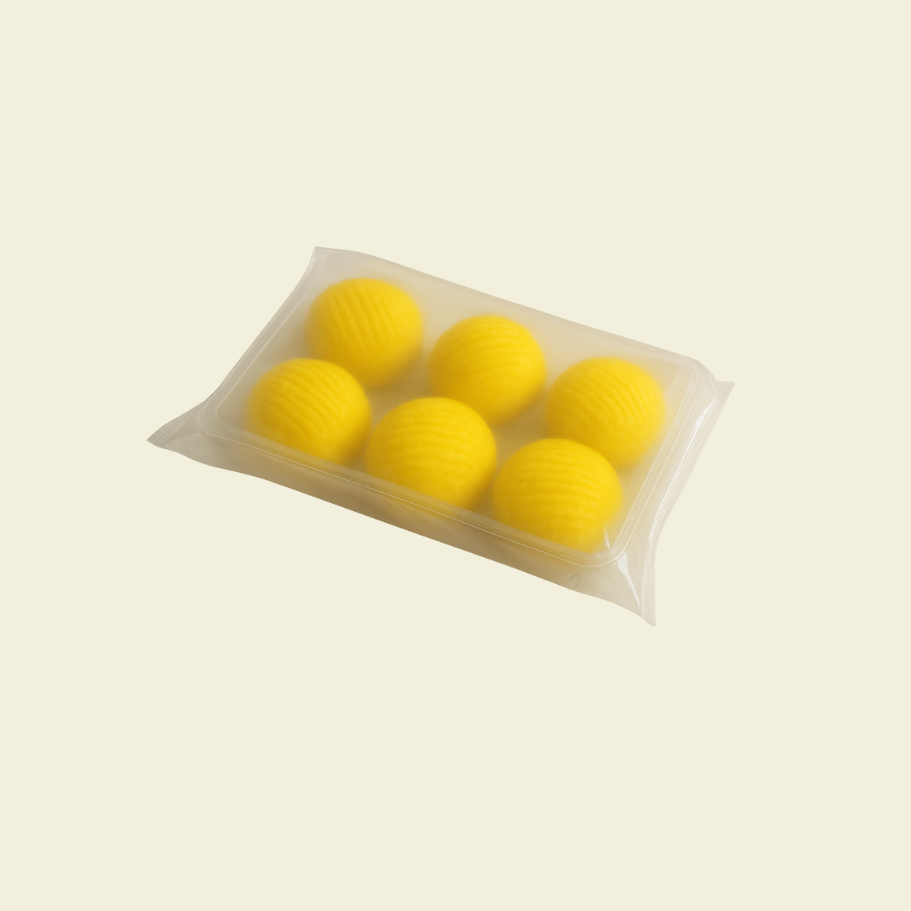 Traditional Cantonese lava custard buns, frozen pack of six pieces